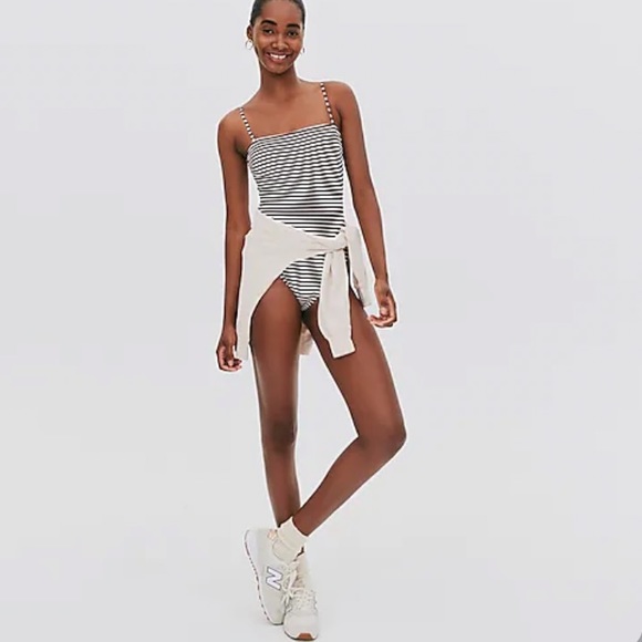 J. Crew Bandeau One-Piece in Bold Stripe, 4 - Picture 13 of 13